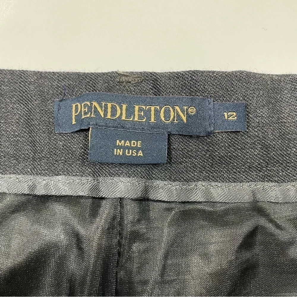 Pendleton Women’s 100% Wool Pants Gray Size 12